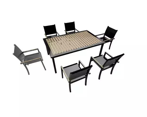 Outdoor dining table