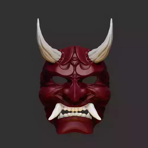 Hannya Samurai Oni Mask 5 Ver 03