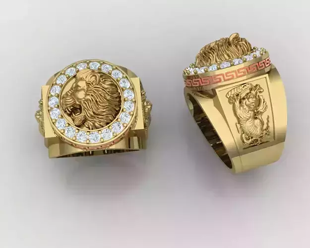 Tiger ring 3D print model