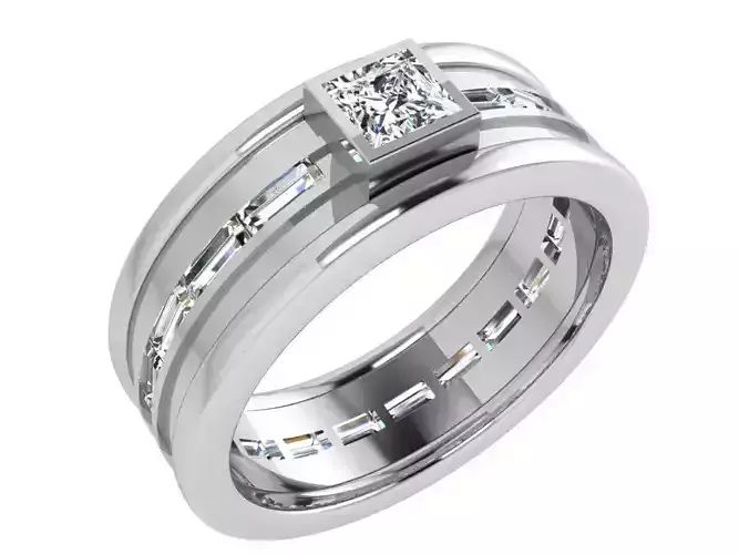 Princess Cut Diamond Ring 3683