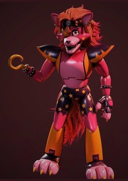 Glamrock Foxy 3D print model_6