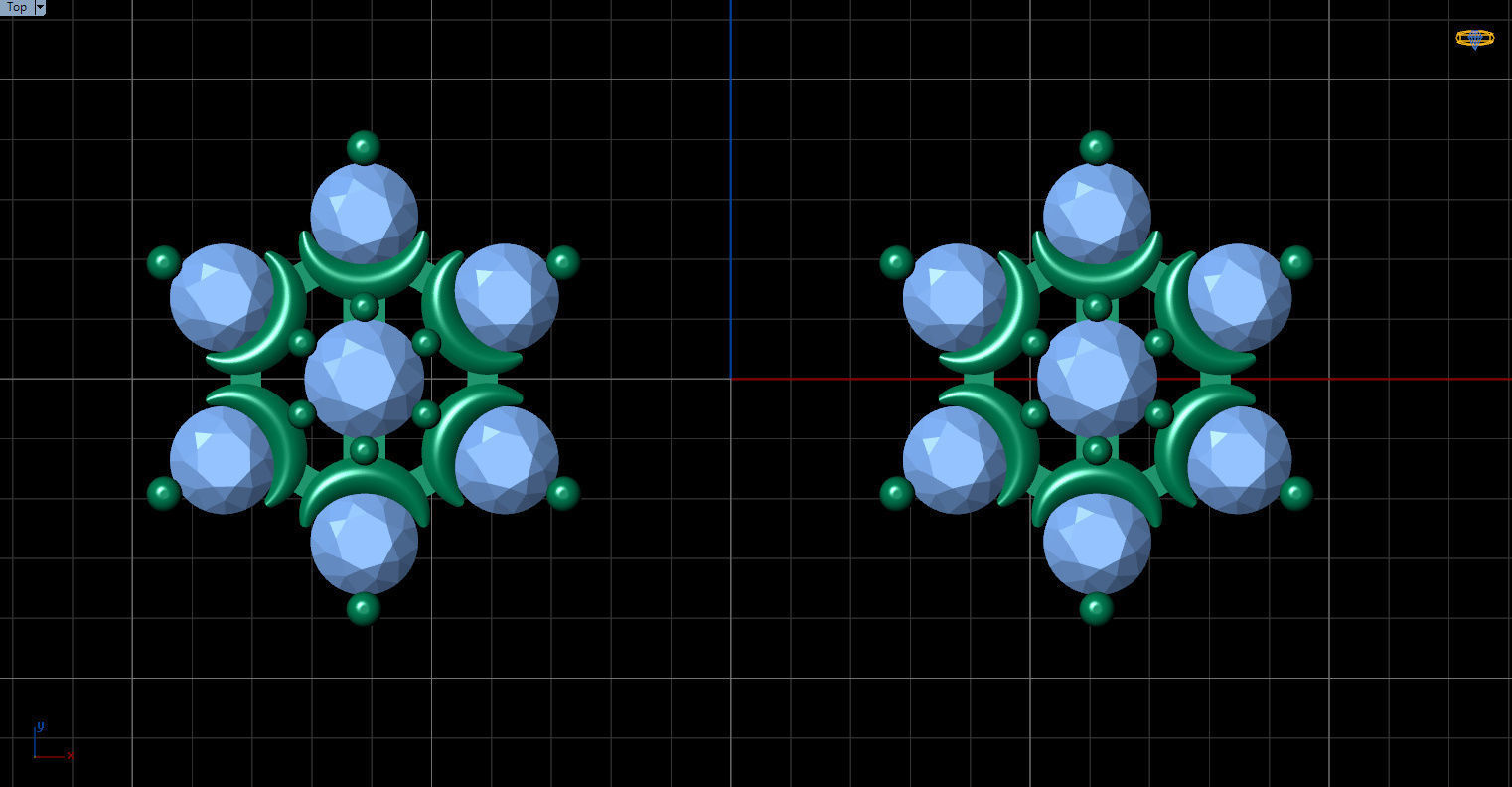 minimal and cute earring s 3D print model_27