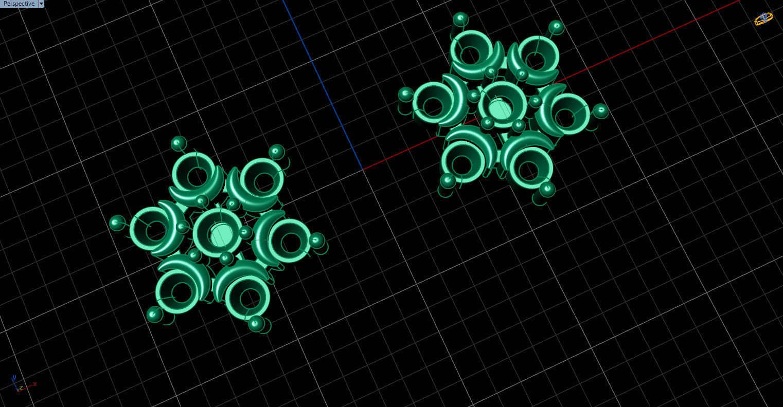 minimal and cute earring s 3D print model_13