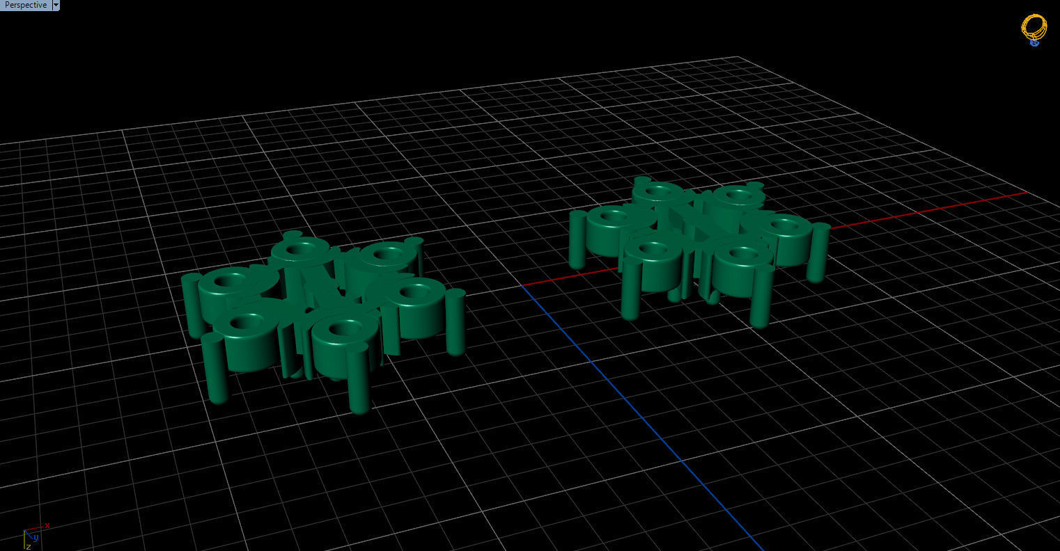 minimal and cute earring s 3D print model_23