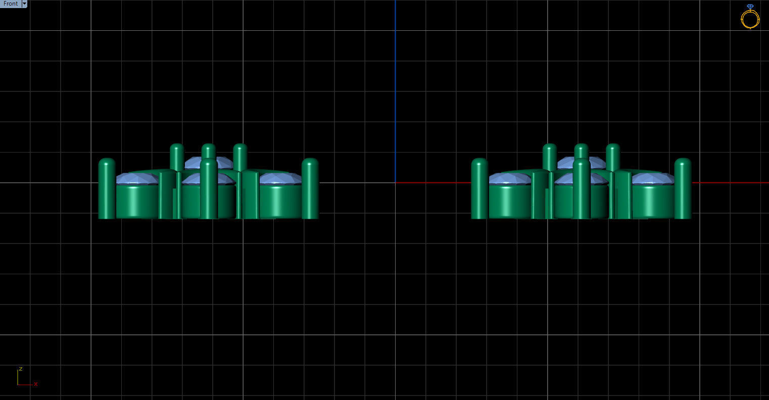 minimal and cute earring s 3D print model_30