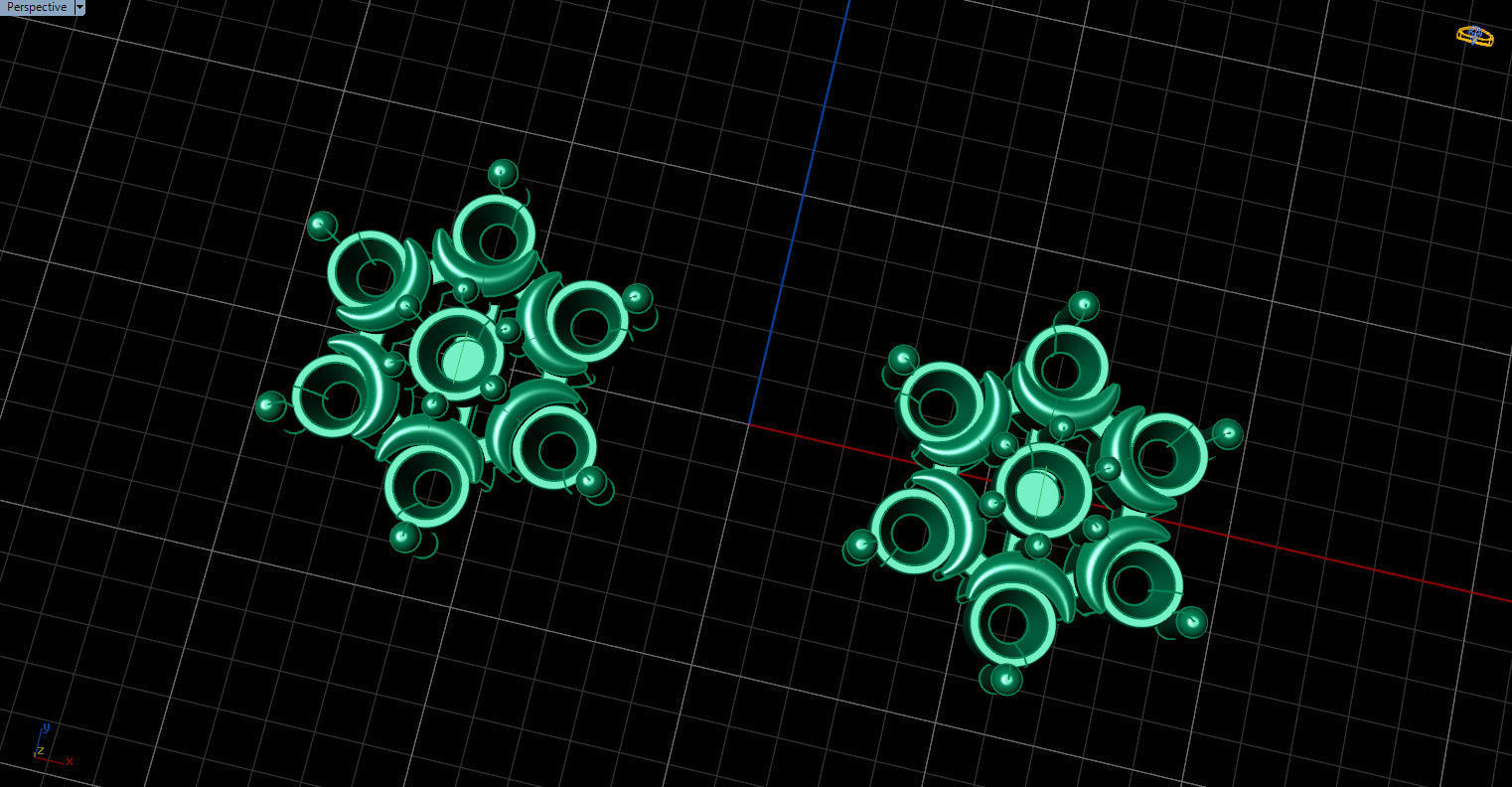 minimal and cute earring s 3D print model_16