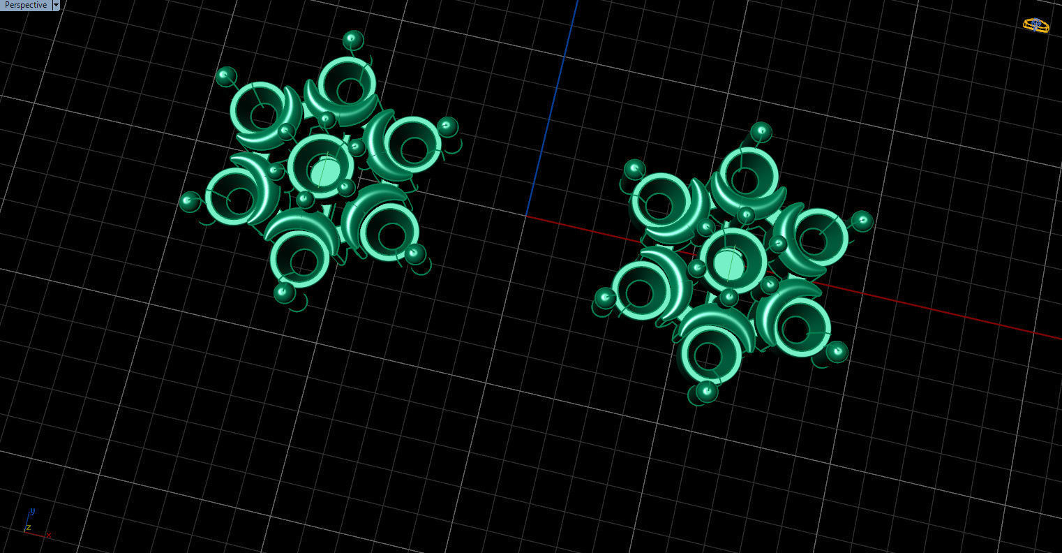 minimal and cute earring s 3D print model_15