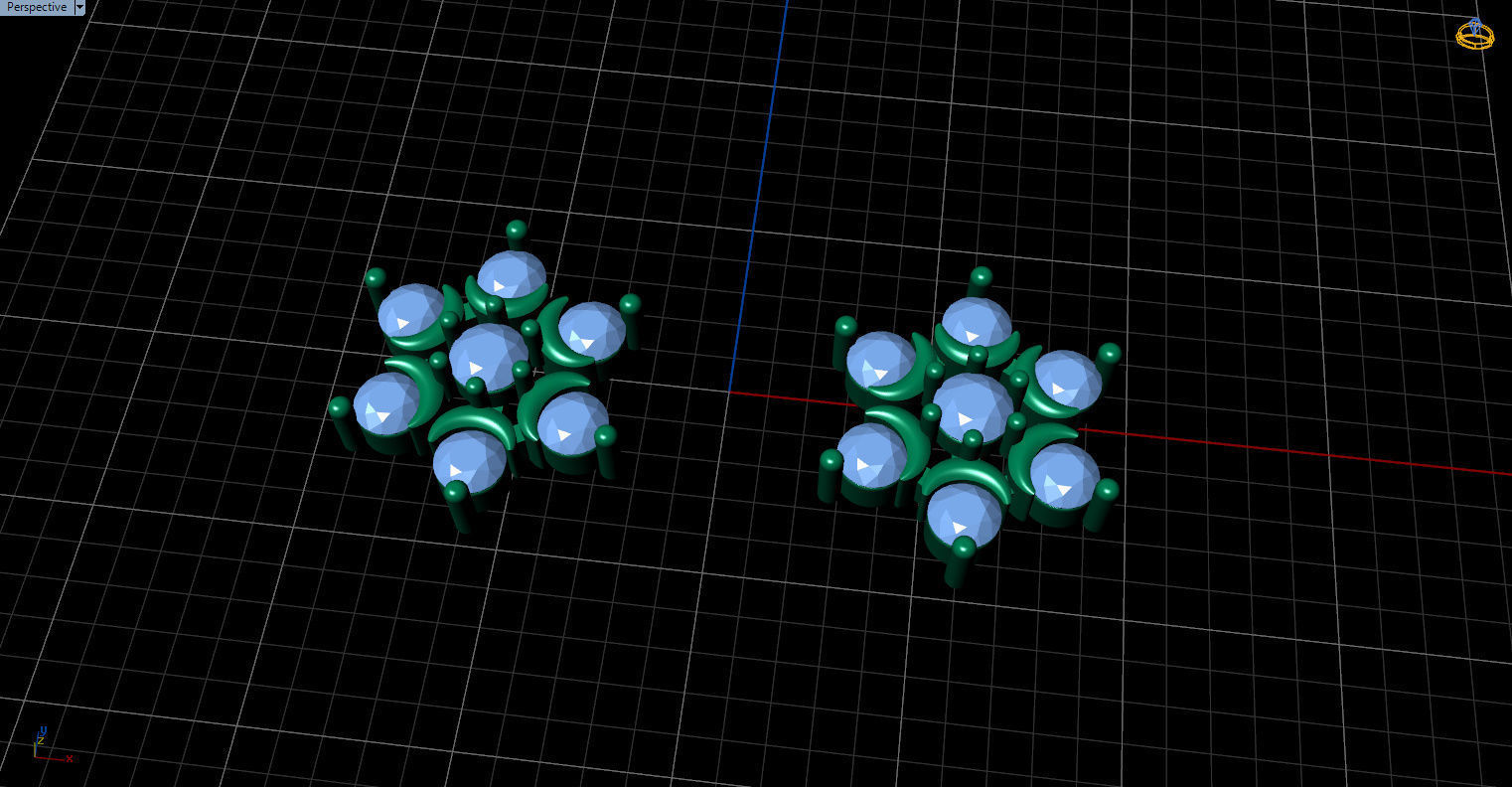 minimal and cute earring s 3D print model_32