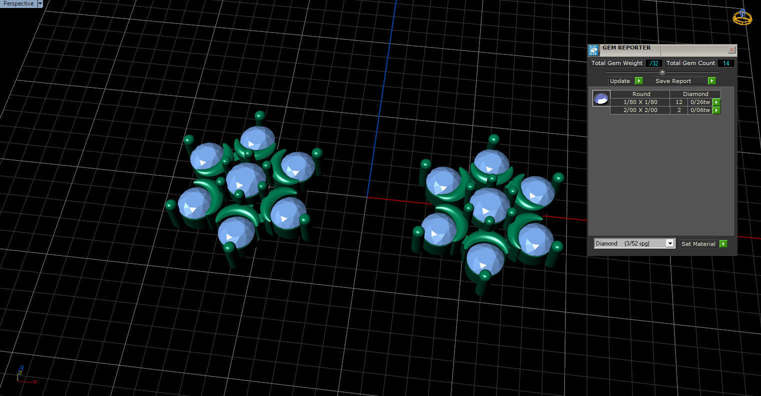 minimal and cute earring s 3D print model_33