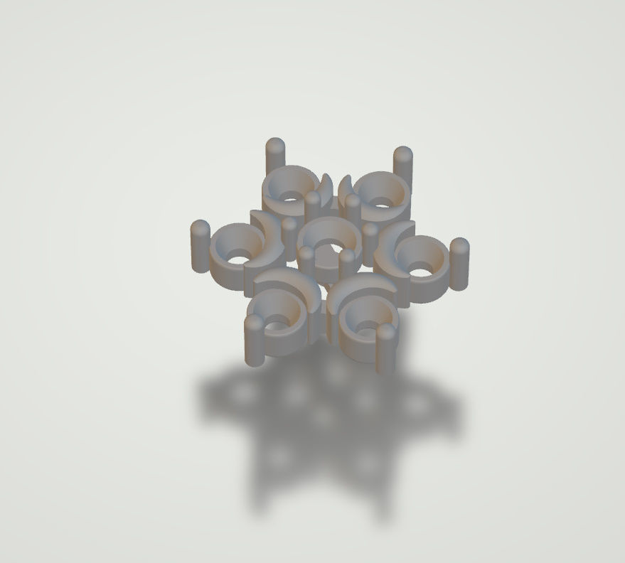 minimal and cute earring s 3D print model_36