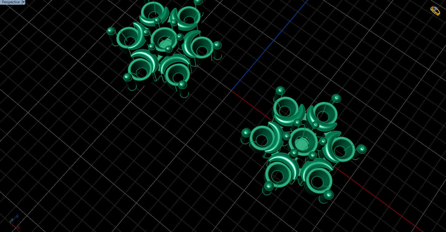 minimal and cute earring s 3D print model_14