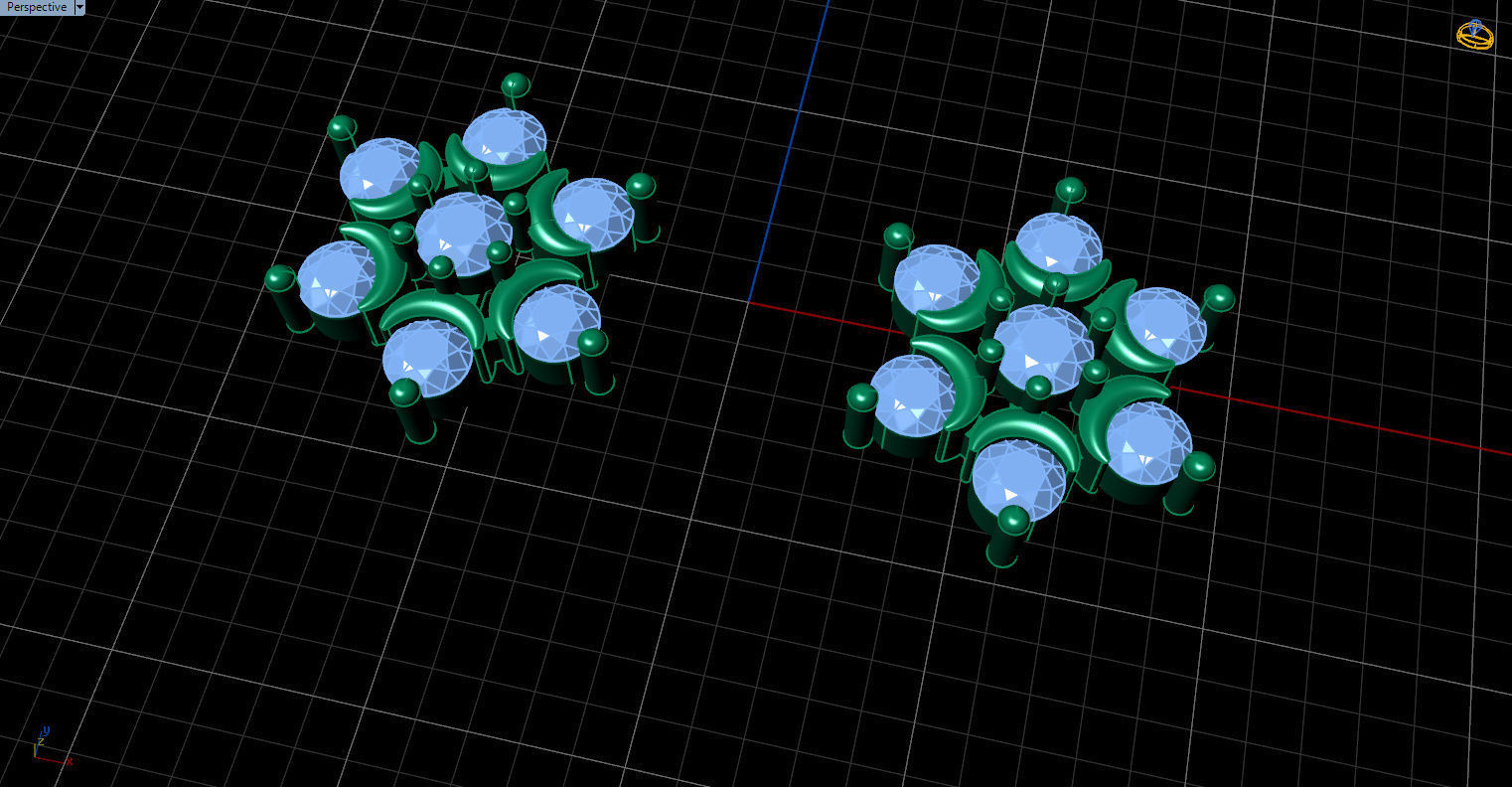 minimal and cute earring s 3D print model_3