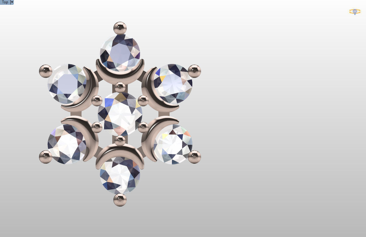 minimal and cute earring s 3D print model_53