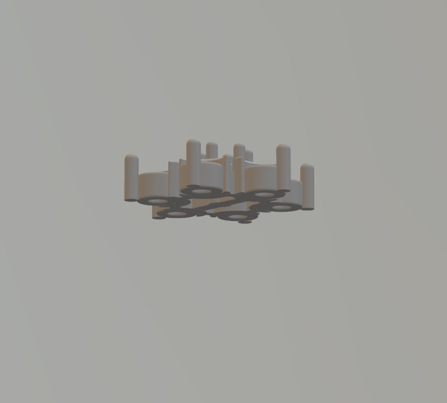 minimal and cute earring s 3D print model_40