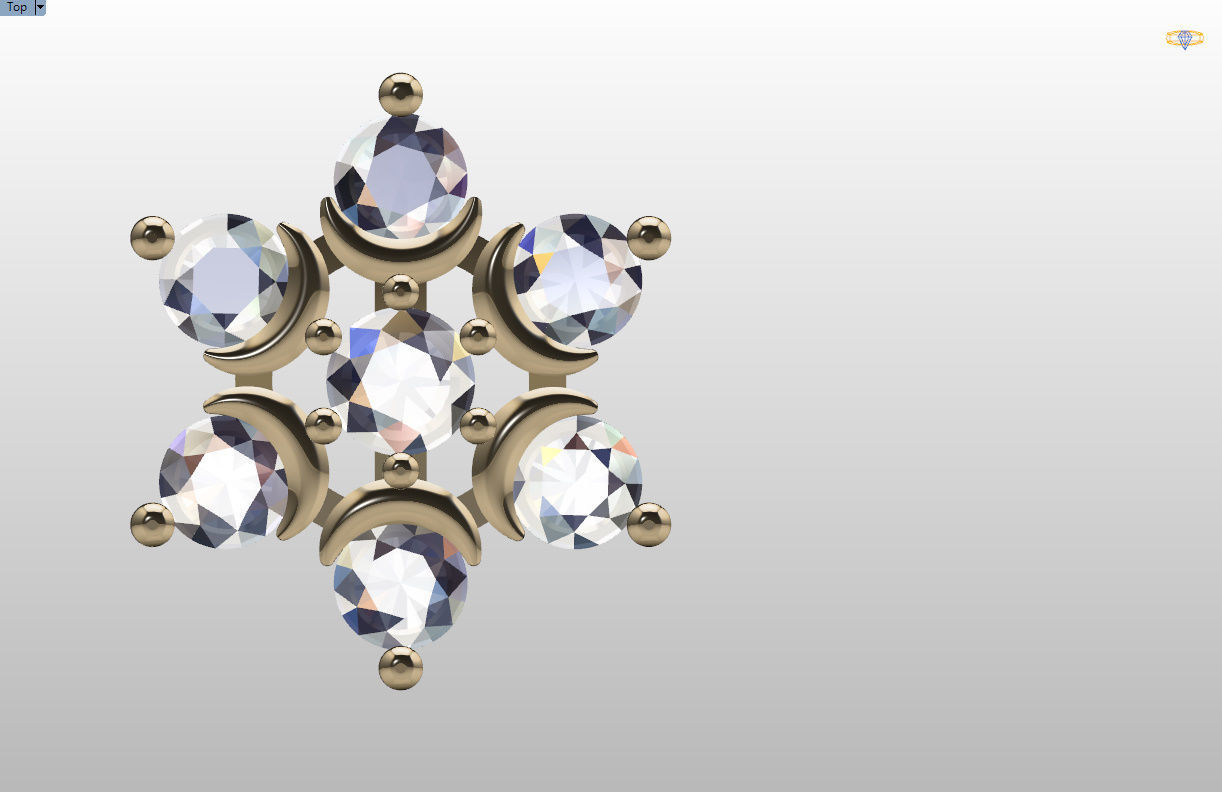 minimal and cute earring s 3D print model_54