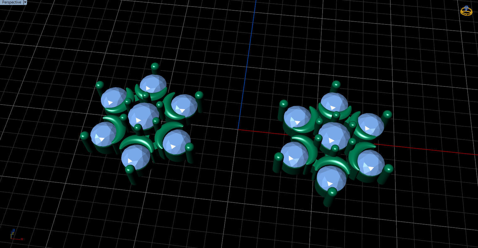 minimal and cute earring s 3D print model_31