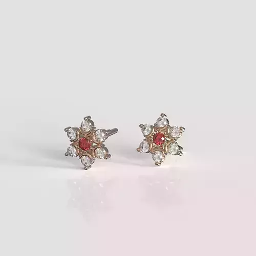 minimal and cute earring s 3D print model