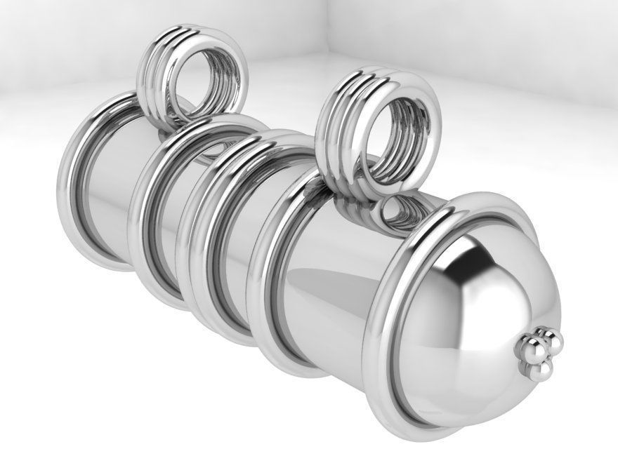 Capsule Pendant 3741 3D print model_2