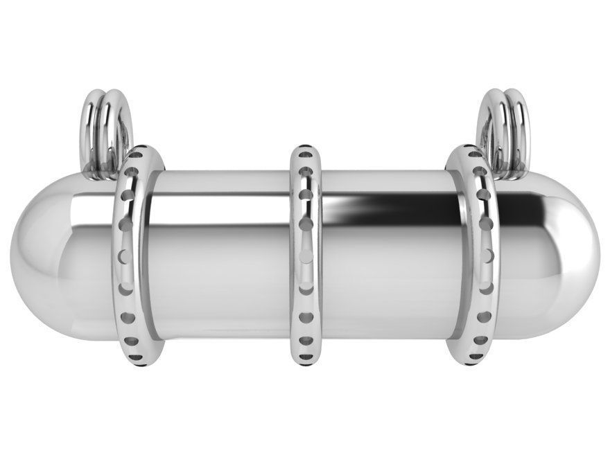 Pendant Capsule 3744 3D print model_3