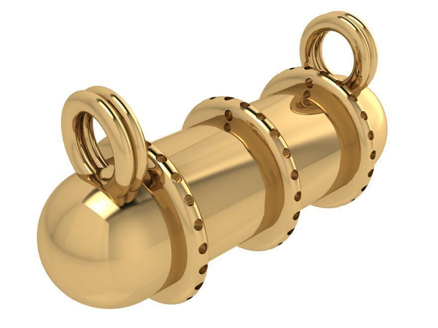 Pendant Capsule 3744 3D print model_1