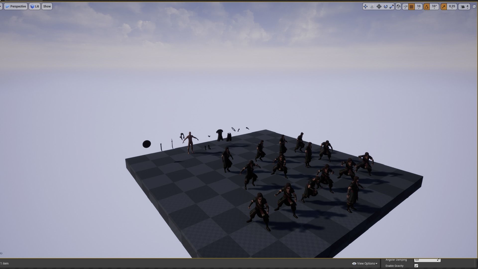 Persian Warrior2 A Low-poly 3D model_19