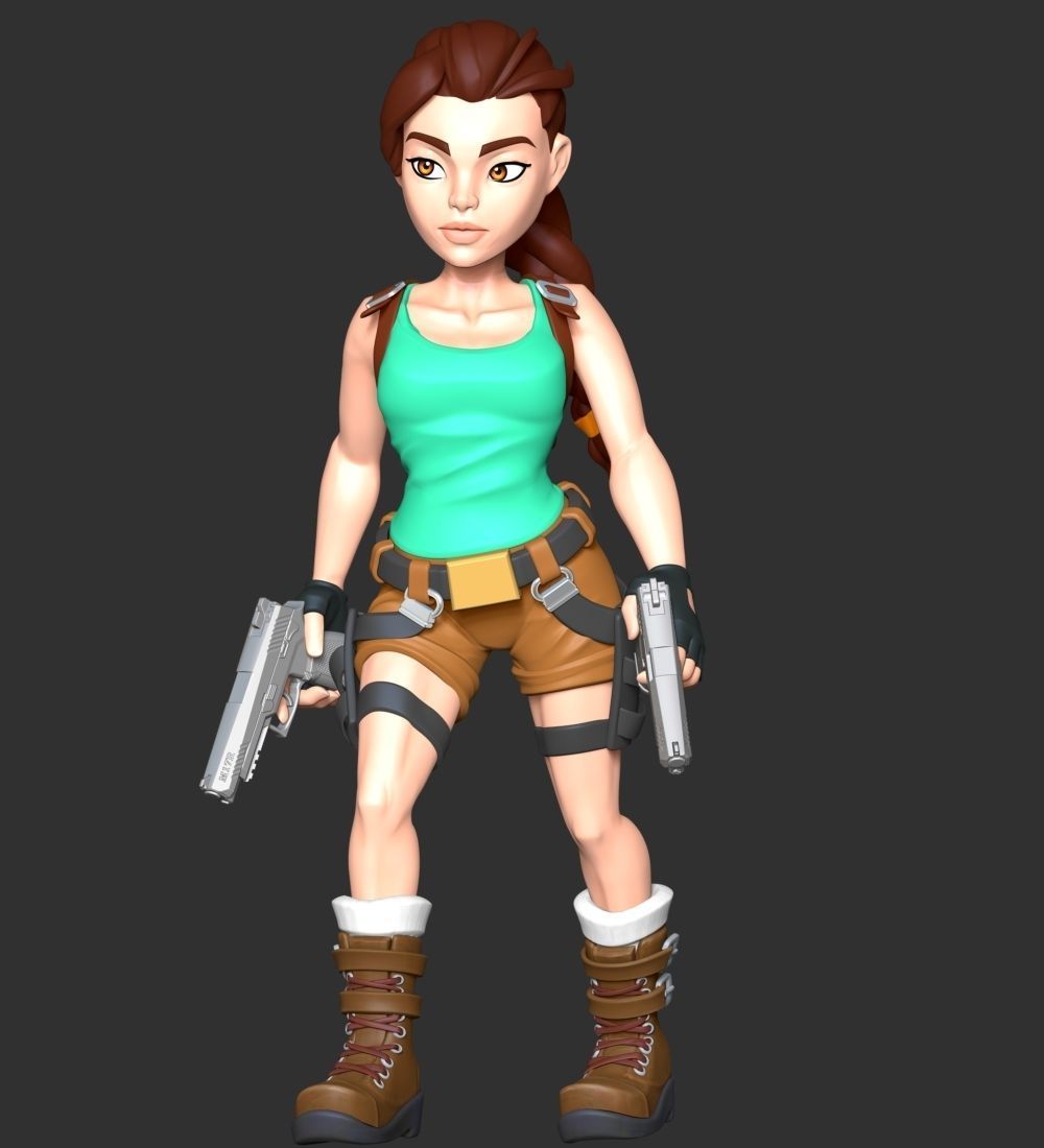 Lara Croft - Tomb Raider Reloaded 3D print model_2