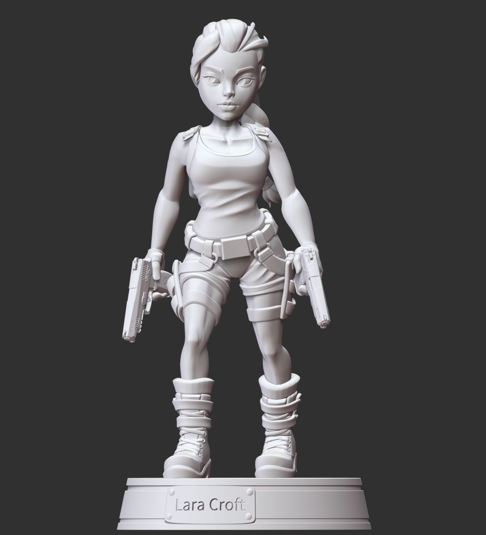 Lara Croft - Tomb Raider Reloaded 3D print model_10