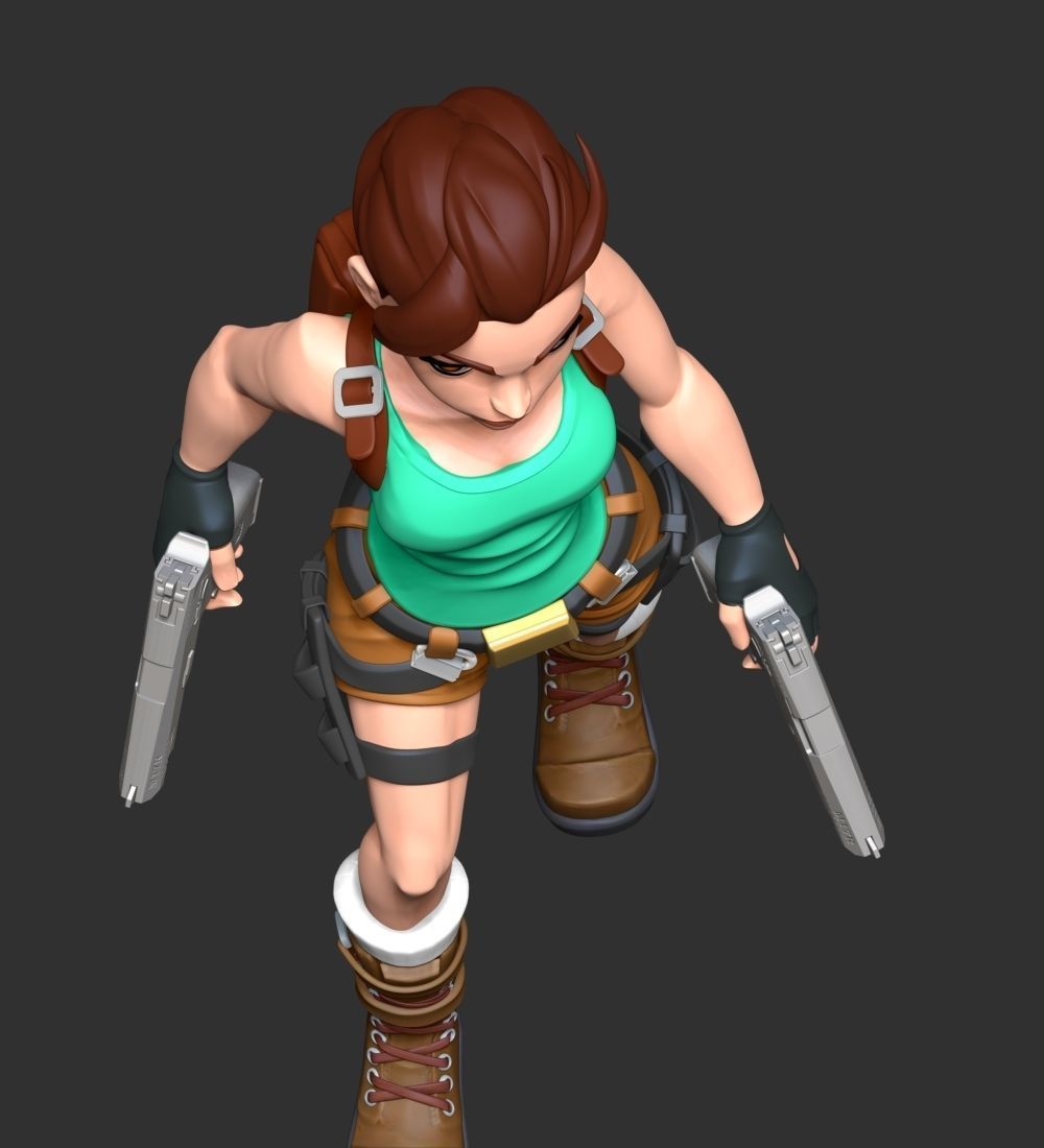 Lara Croft - Tomb Raider Reloaded 3D print model_6
