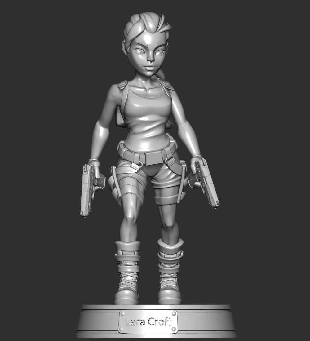 Lara Croft - Tomb Raider Reloaded 3D print model_4