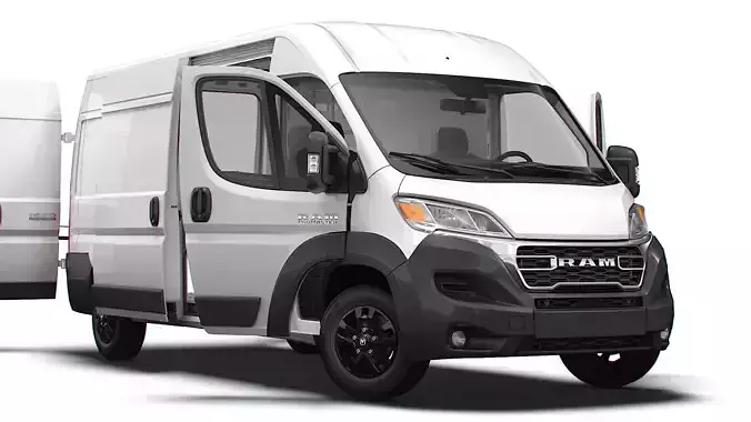 RAM Promaster Van L3H2 HQ Interior 2023
