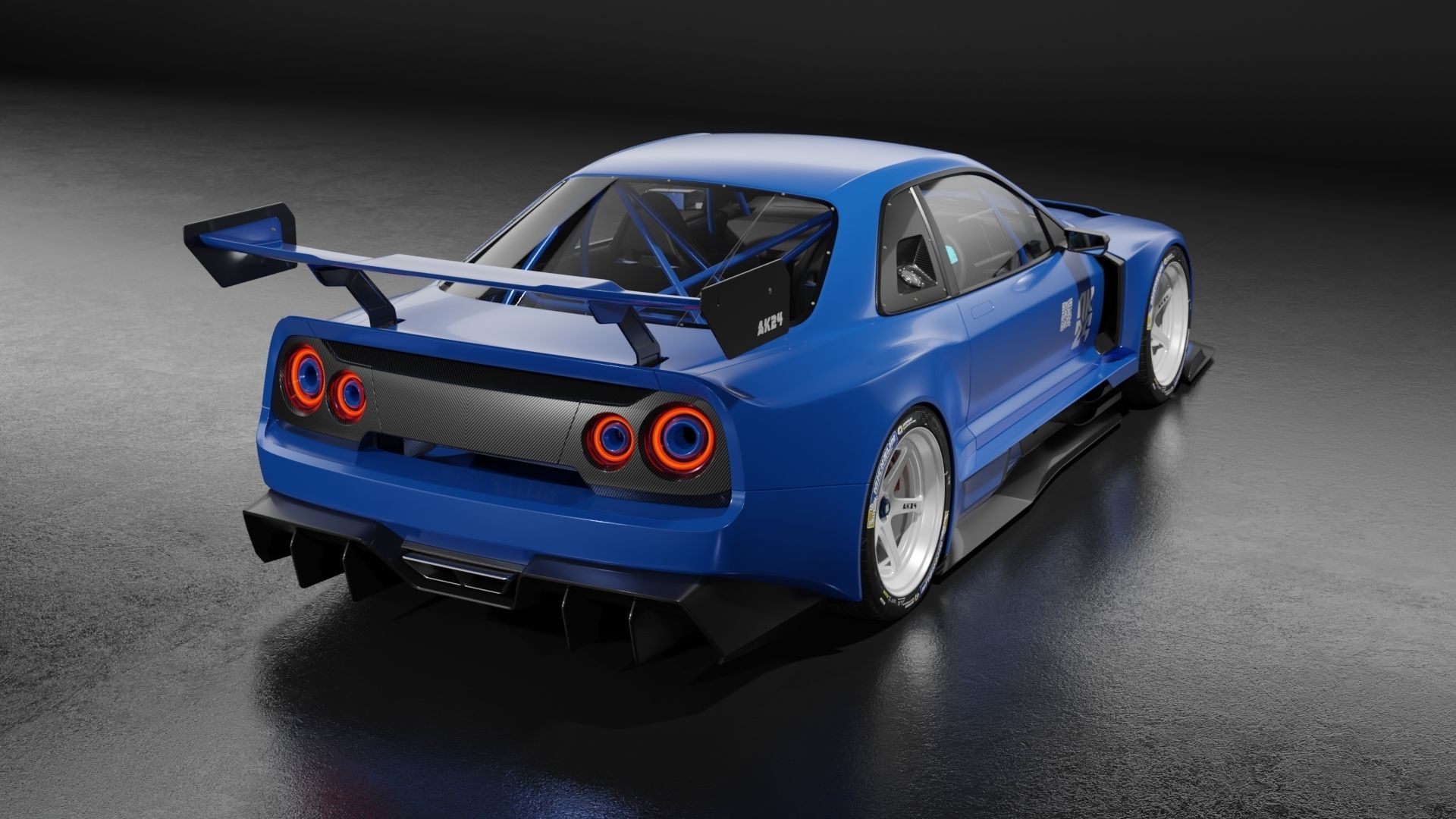 Nissan Skyline R34 Vision 3D model_5