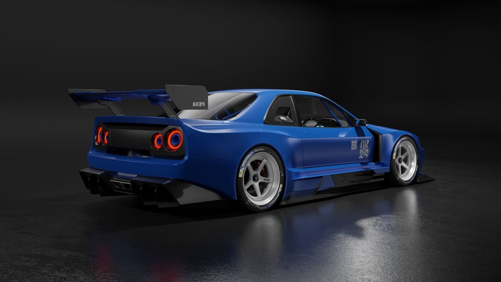 Nissan Skyline R34 Vision 3D model_2