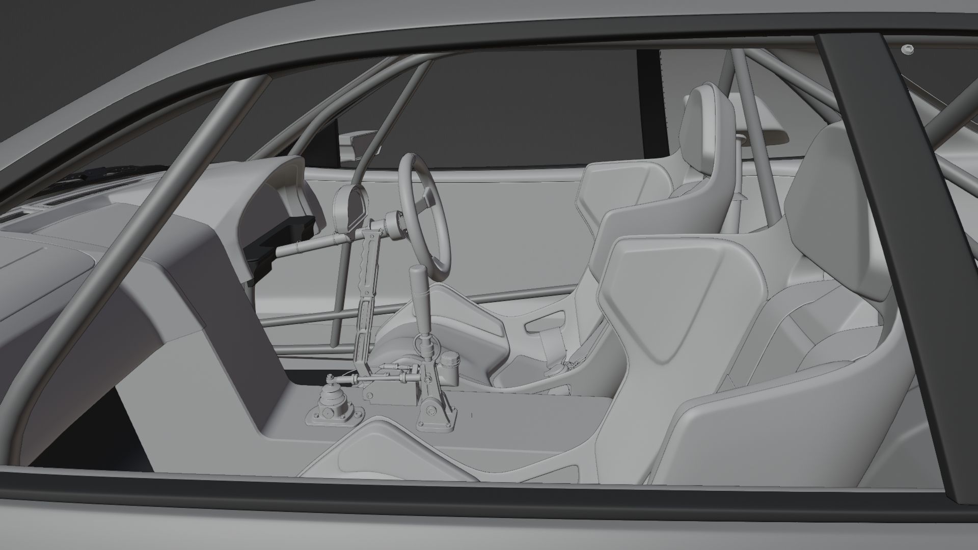 Nissan Skyline R34 Vision 3D model_14