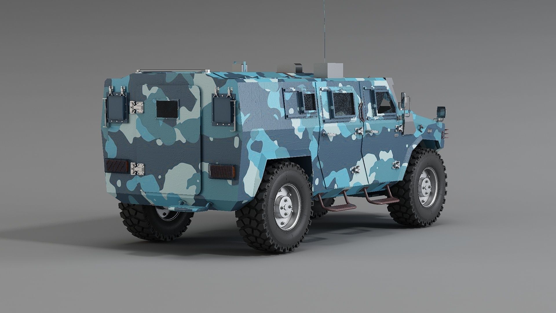 Military vehicles dongfneg CSK-182 Mengshi three generation 3D model_3