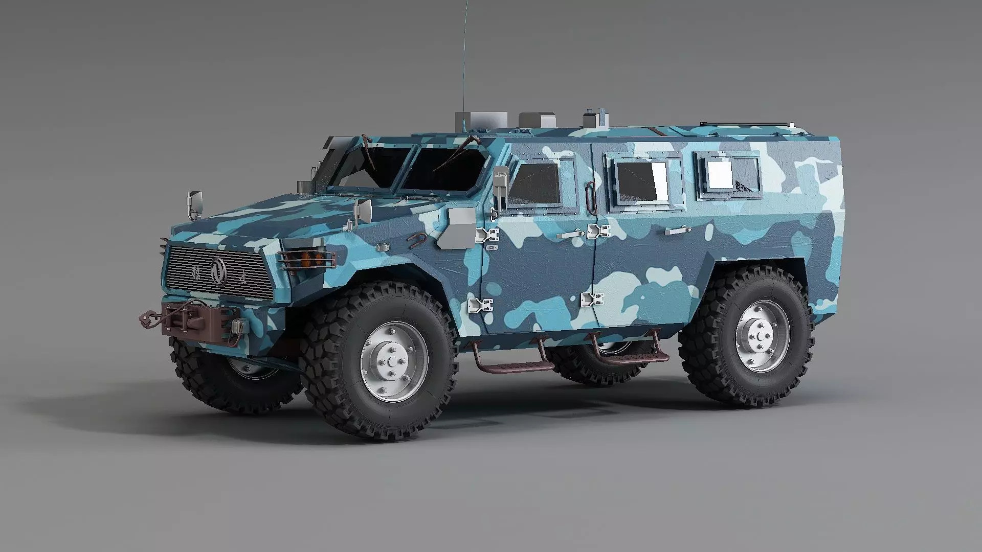 Military vehicles dongfneg CSK-182 Mengshi three generation 3D model_0