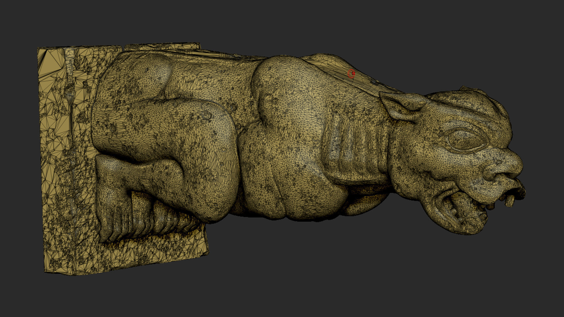 Gargoyle02  3D print model_11
