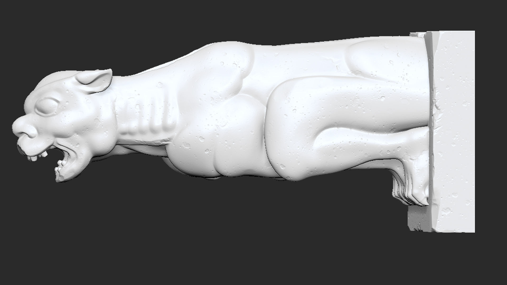 Gargoyle02  3D print model_6