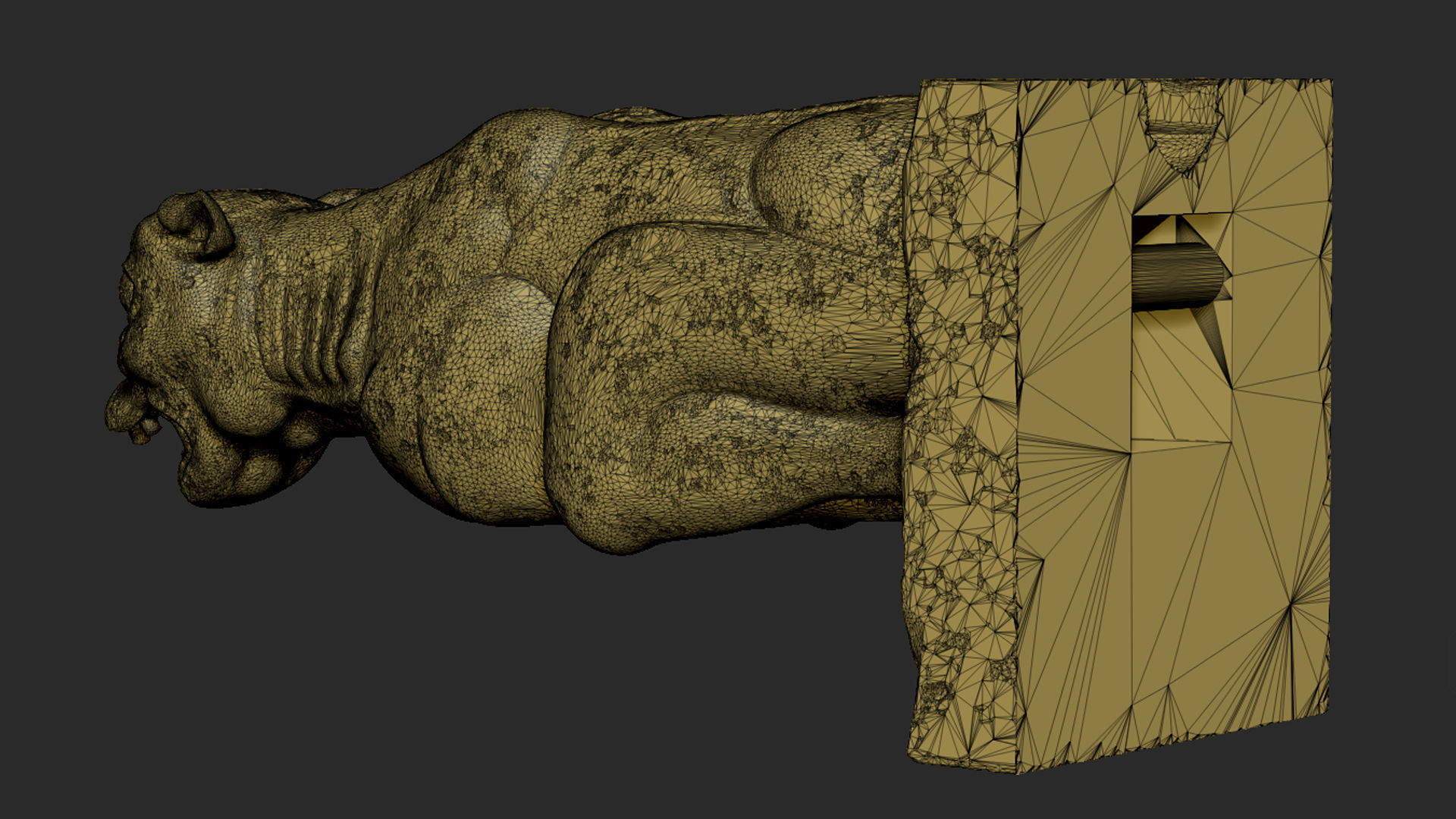 Gargoyle02  3D print model_12