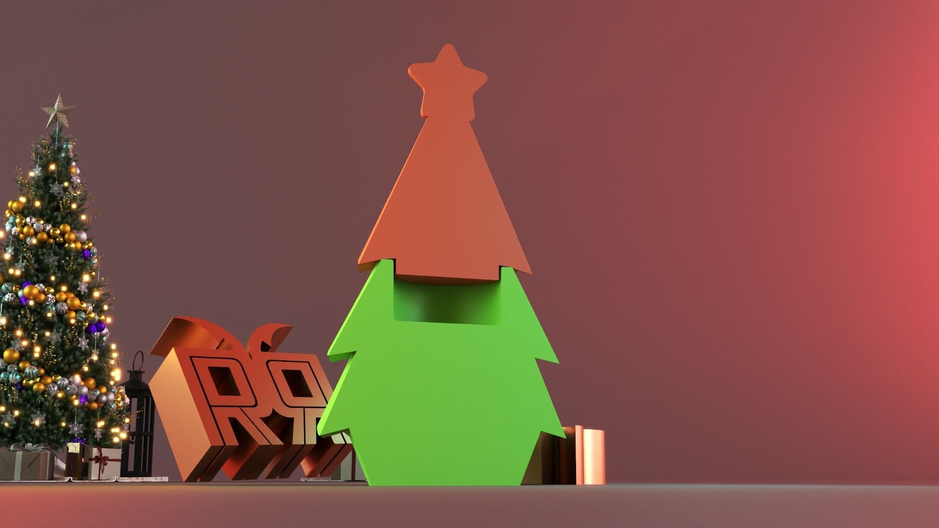Starlit Christmas Tree V3 3D print model_2