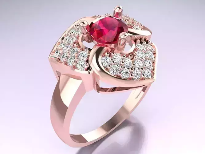 Diamond Ring - Womens Rings - GN121