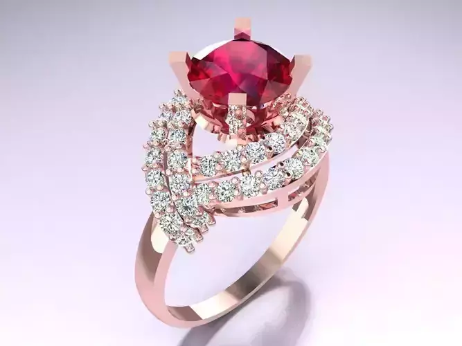 Diamond Ring - Womens Rings - GN122