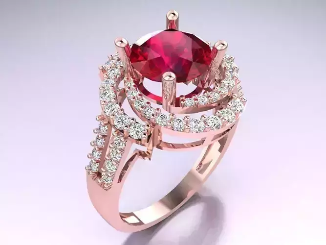 Diamond Ring - Womens Rings - GN126