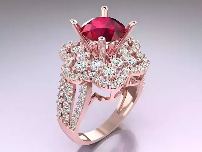 Diamond Ring - Womens Rings - GN128