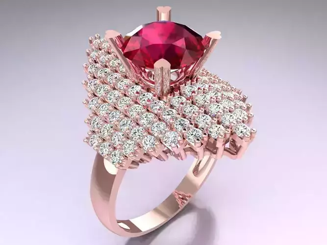 Diamond Ring - Womens Rings - GN115