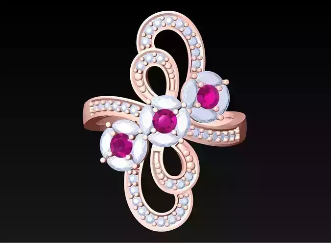 Diamond Ring - Womens Rings - GN117