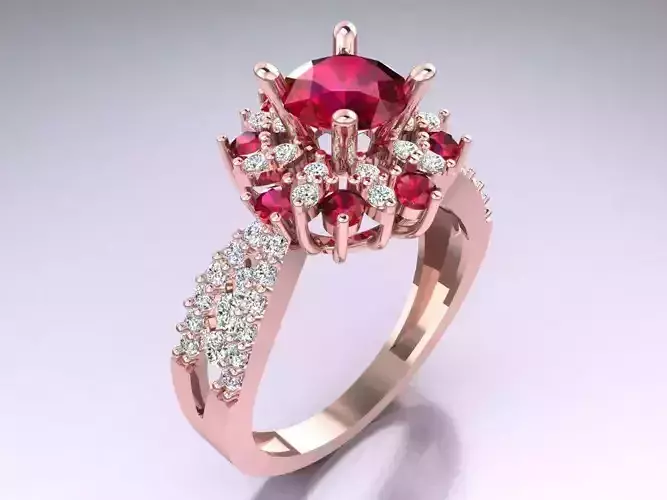 Diamond Ring - Womens Rings - GN118