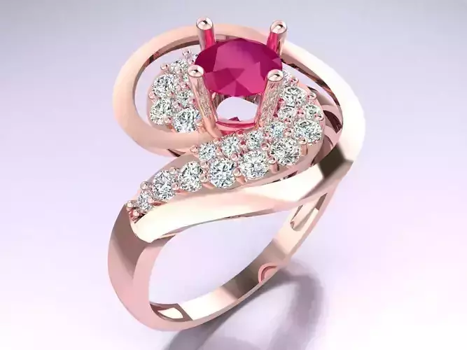 Diamond Ring - Womens Rings - GN110