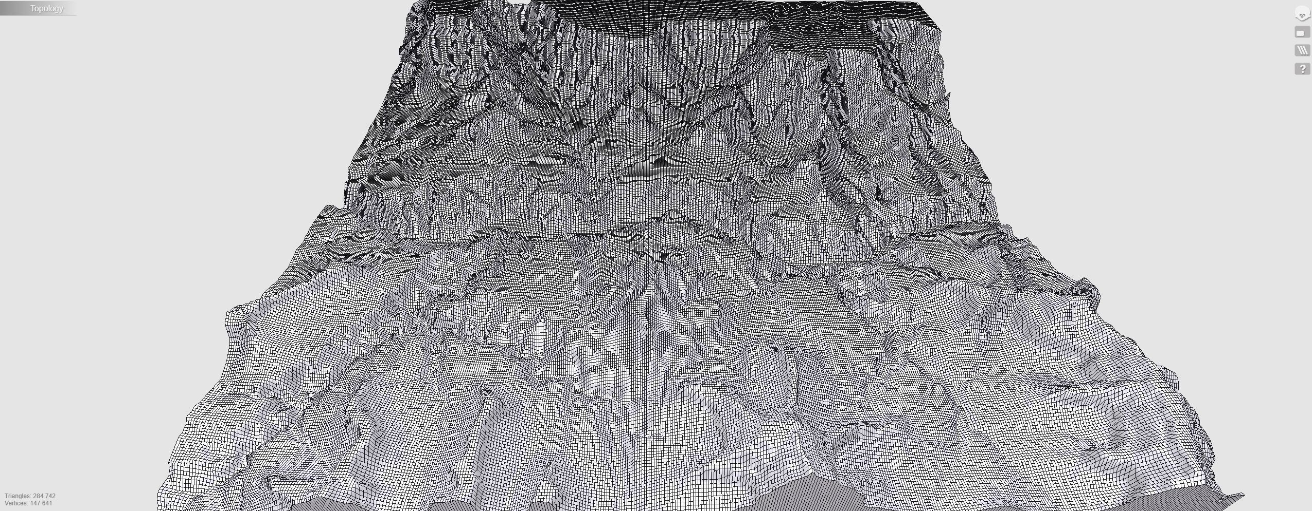 Mountain landscape Grand Canyon Arizona USA 3D model_11