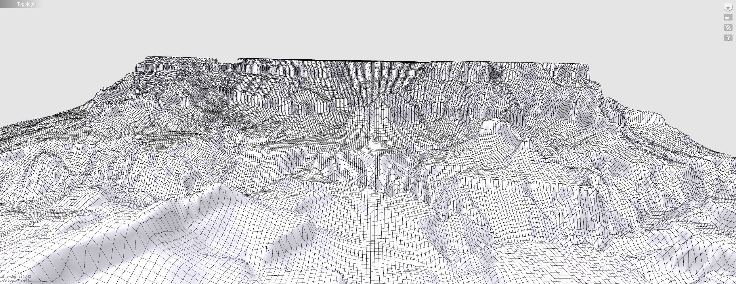 Mountain landscape Grand Canyon Arizona USA 3D model_13