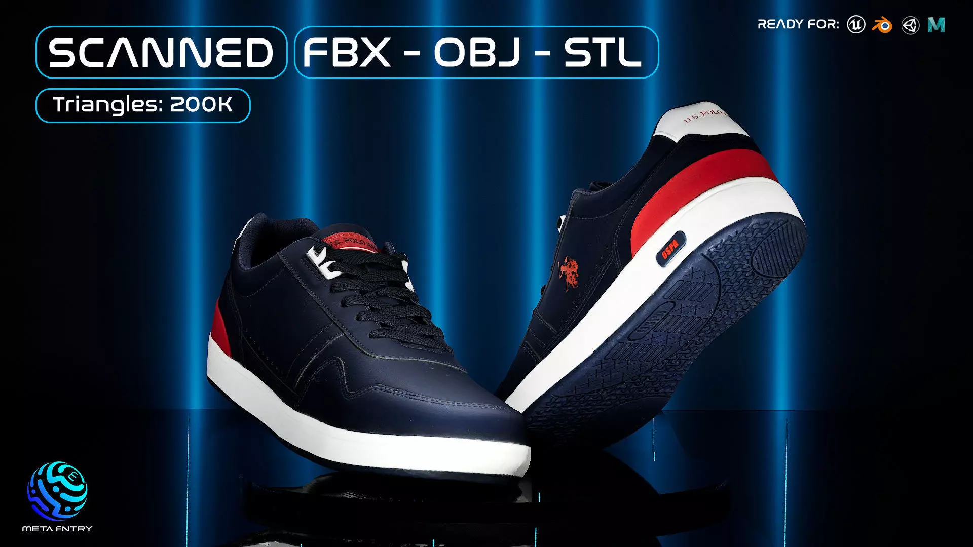 3D Scanned and Optimised Shoe - 3 3D model_0